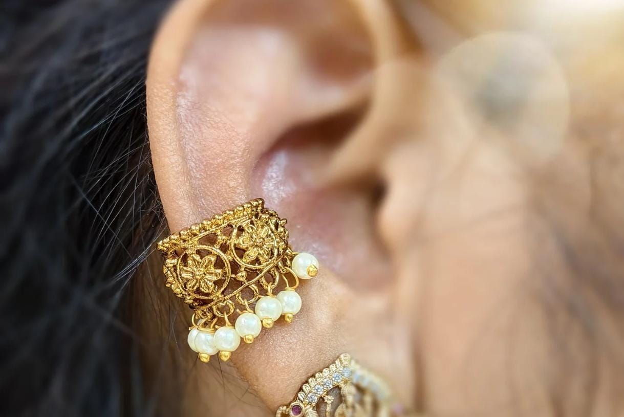 Matte Finish Bugadi Earring
