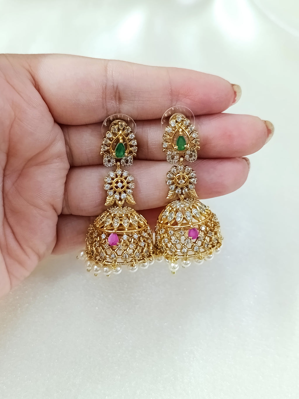 AD Jhumka Earring V1 Small Size