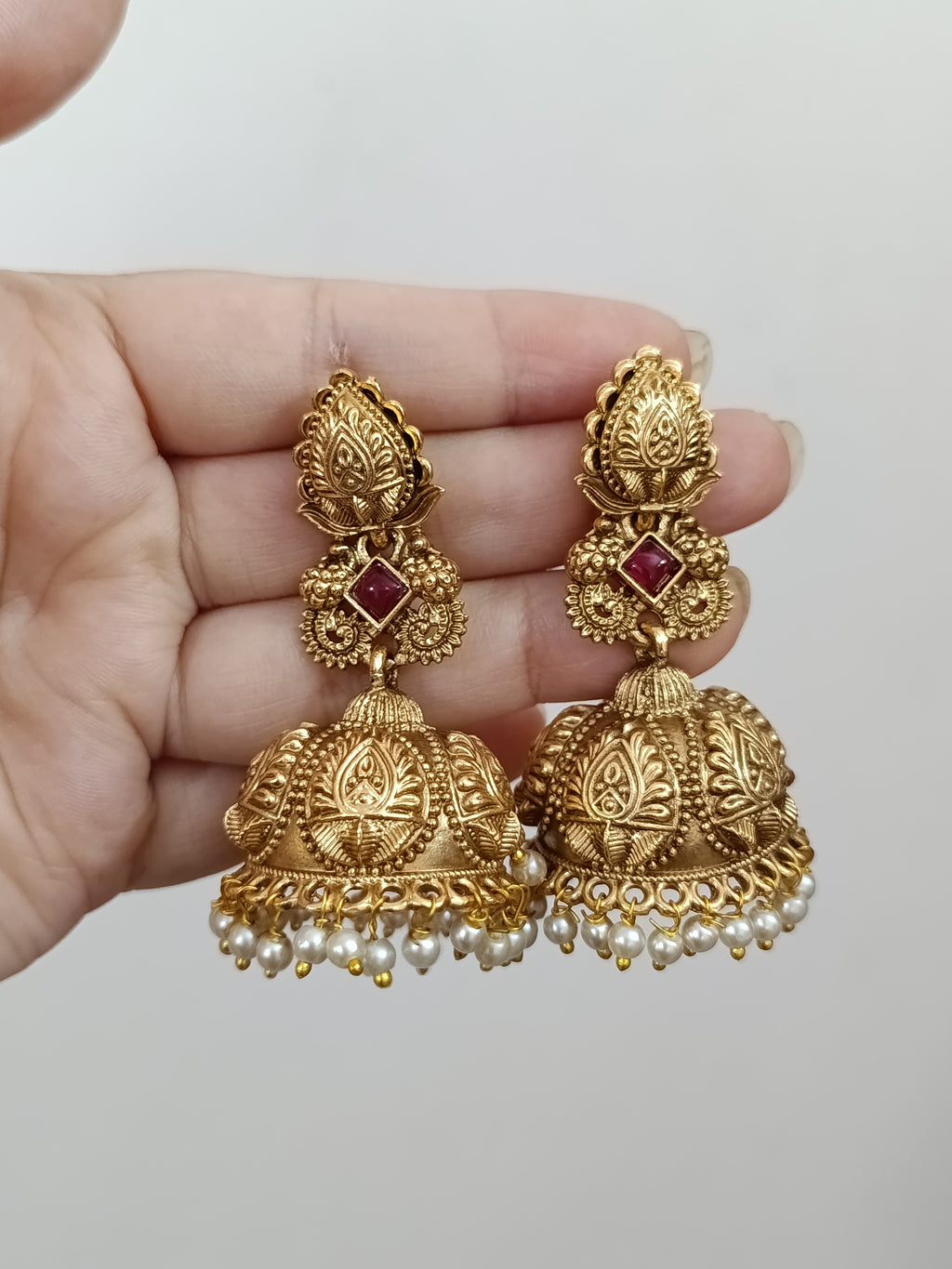 Non Idol Jhumka Earring V2