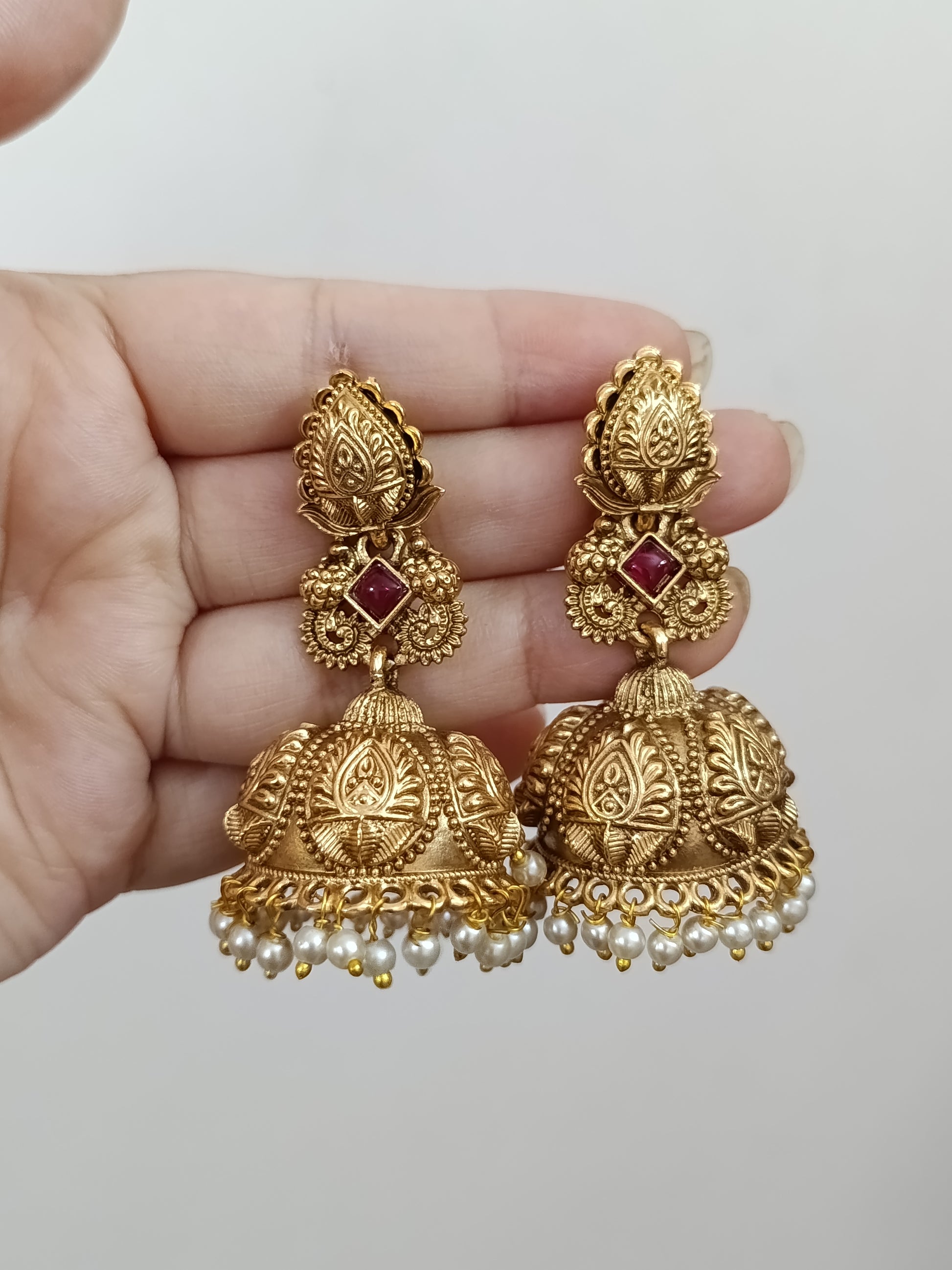 Non Idol Jhumka Earring V2