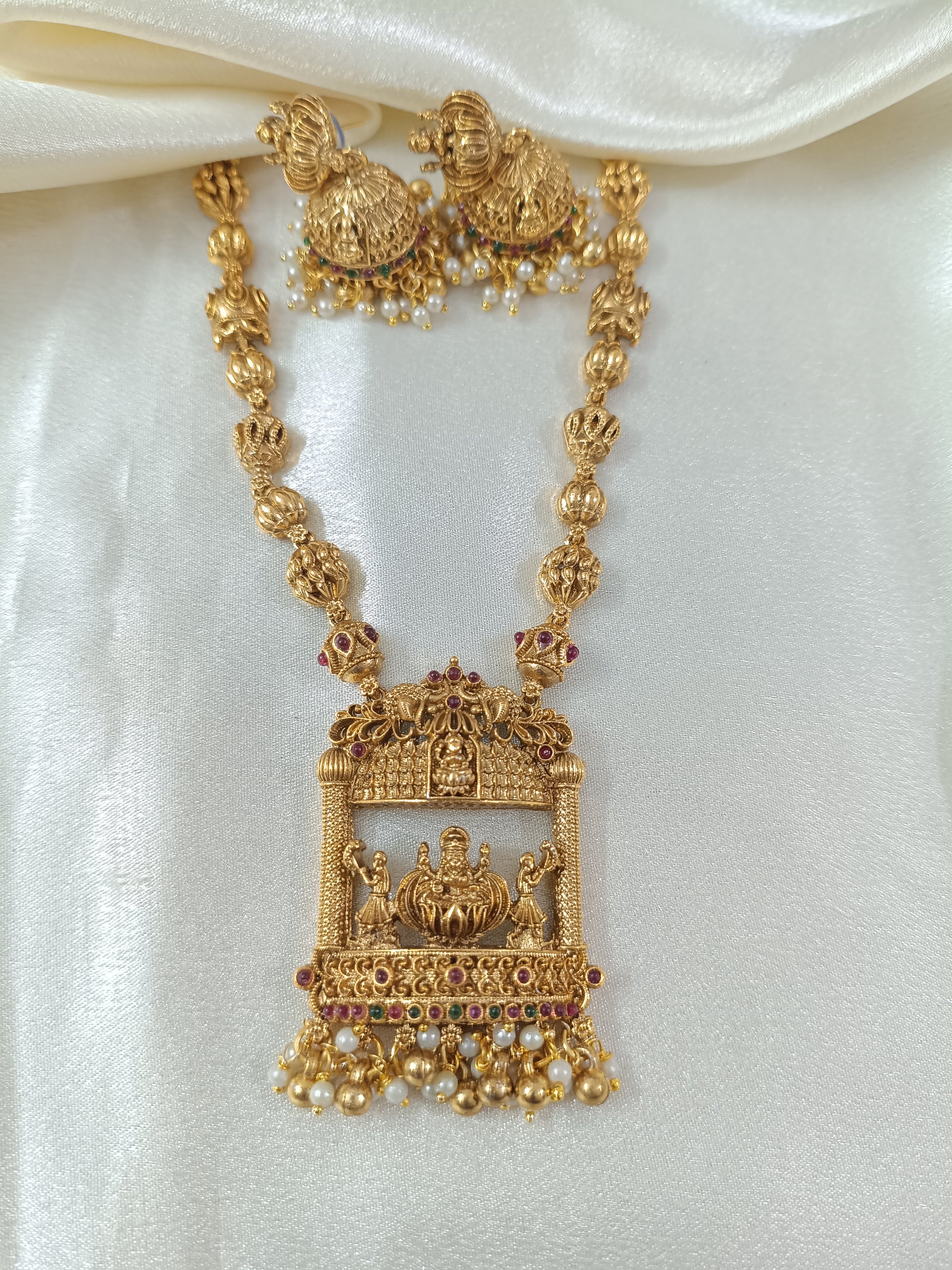 Budget Friendly Lakshmi Necklace Set 2