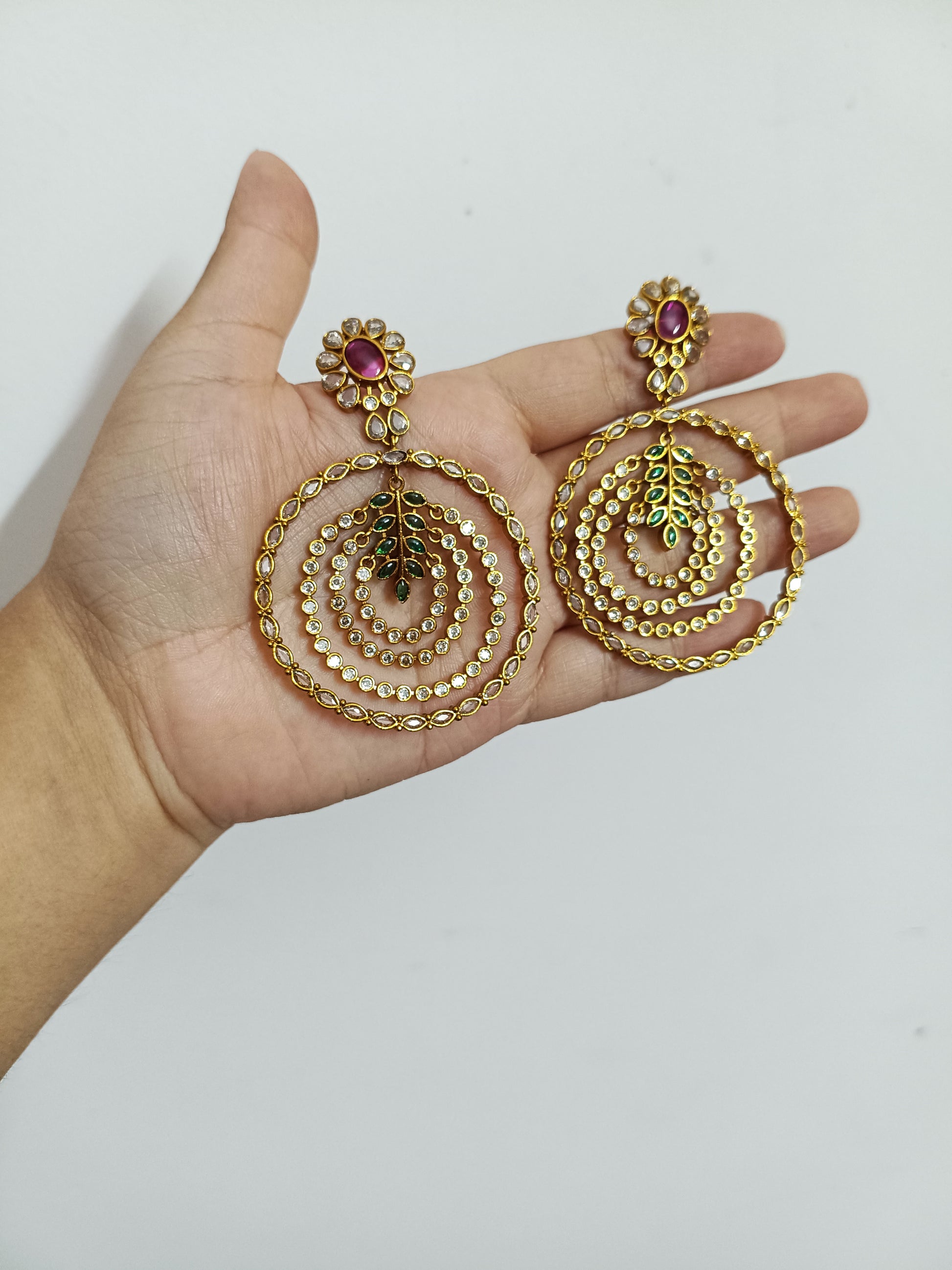 Premium Quality AD Statement Earring