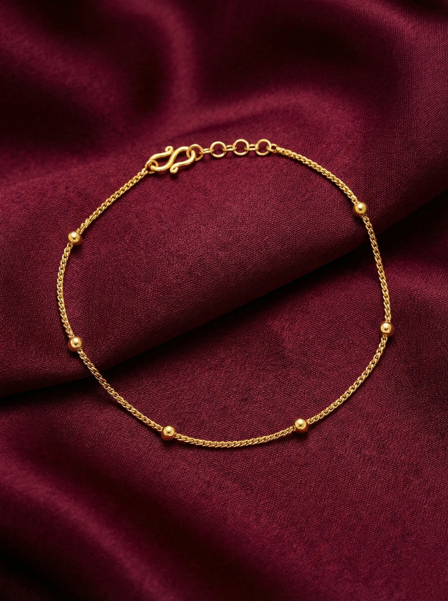 Micro Polish Ball Chain Bracelet