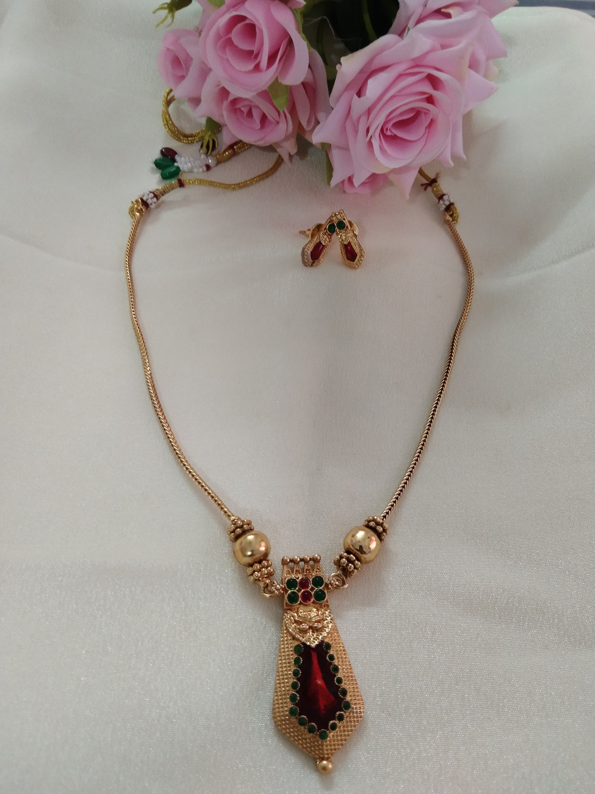 Low Budget Nagapadam Necklace Set V1