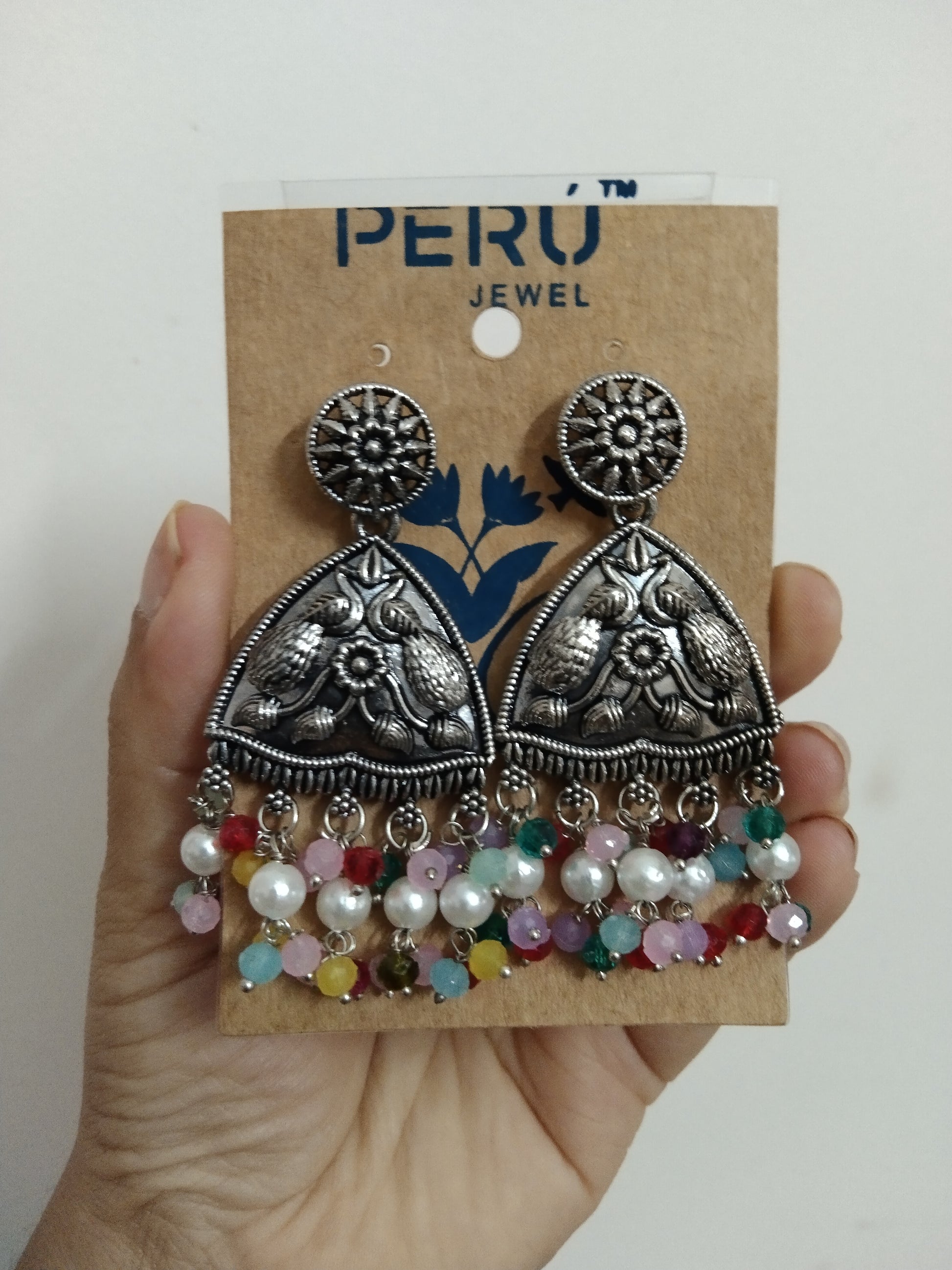Black Metal Earring