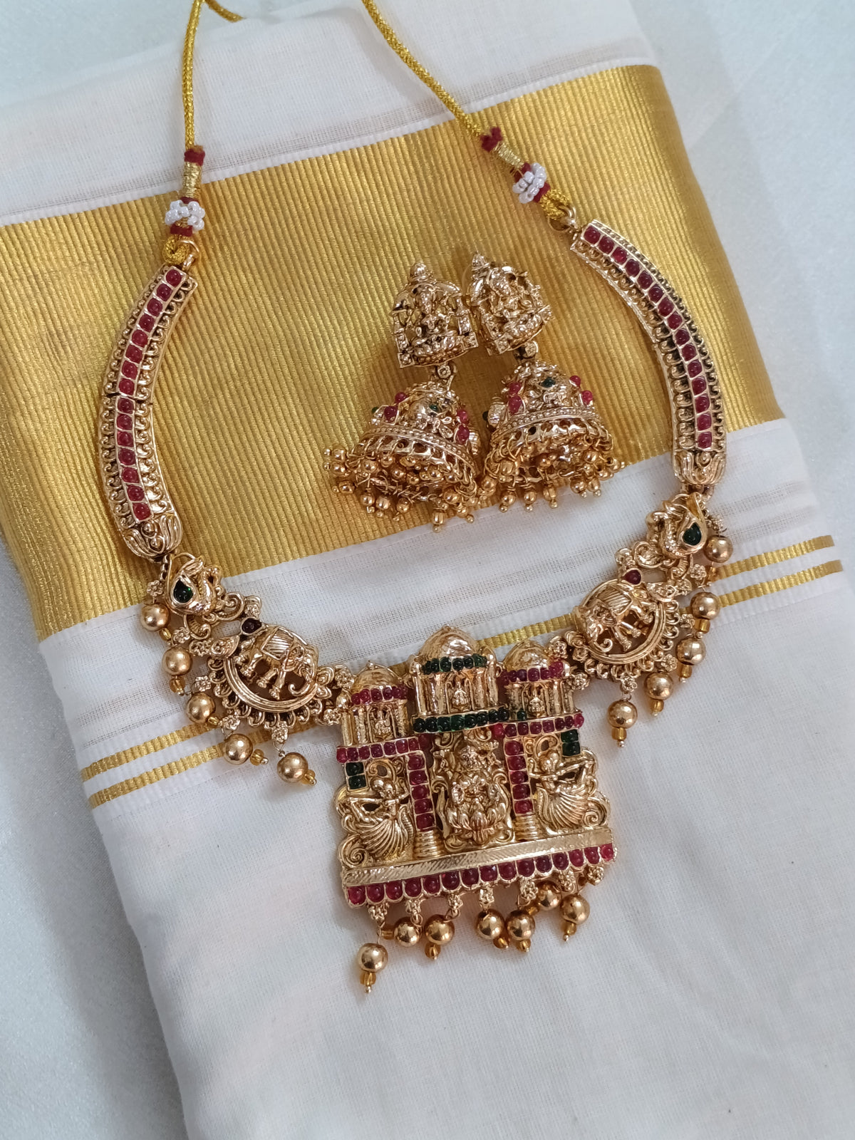 Lakshmi Hasli Necklace Set V4