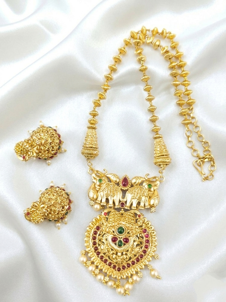Non Idol Royal Long Necklace Set