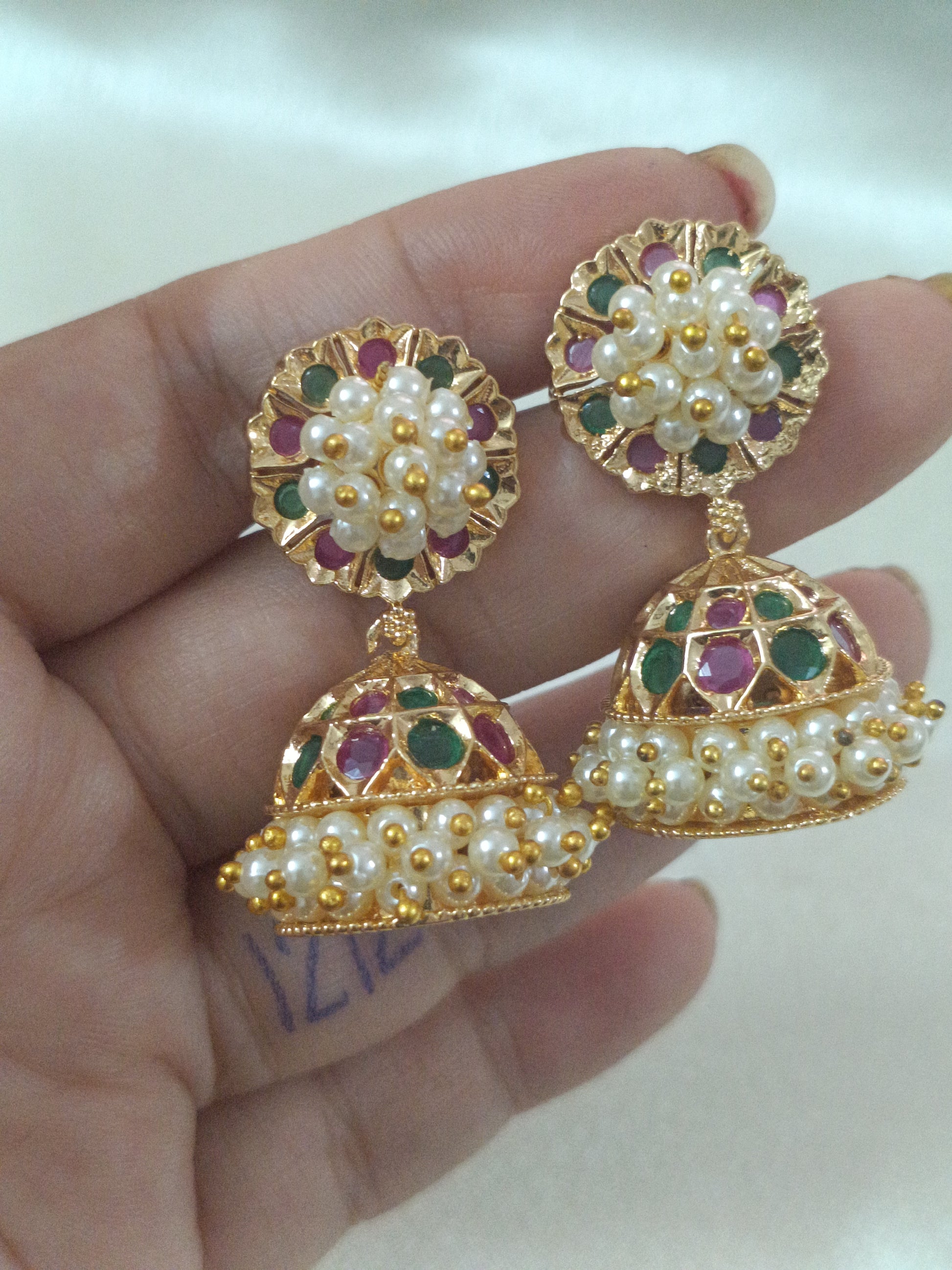 Micro Polish Sankarabaranam Jhumka