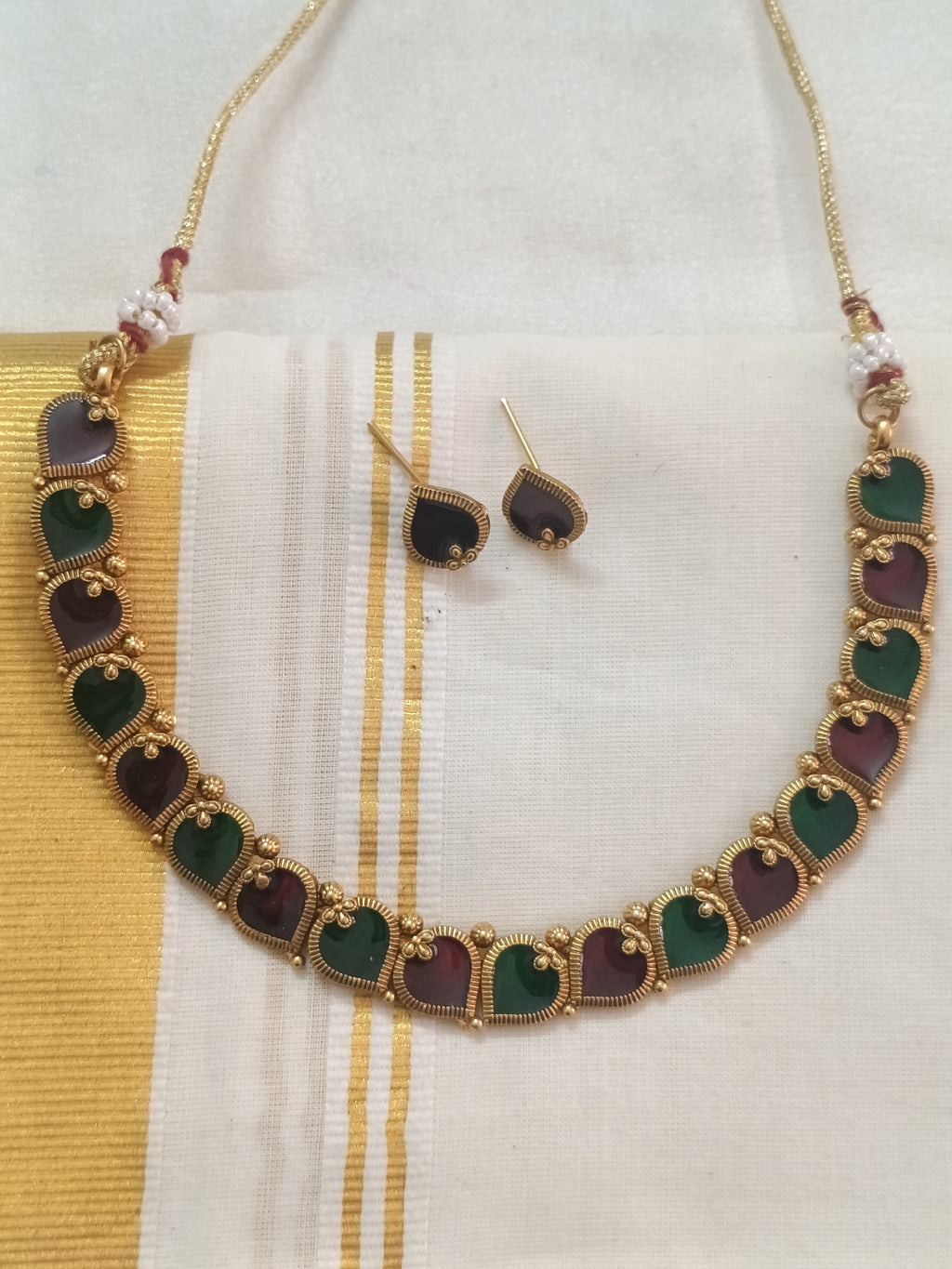 Fusion Palakka Necklace Set V4