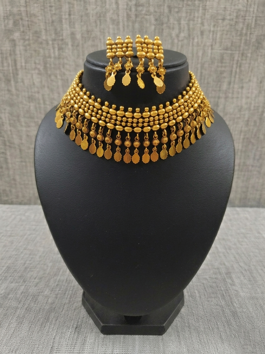 Antique Elakathali Choker Set V8