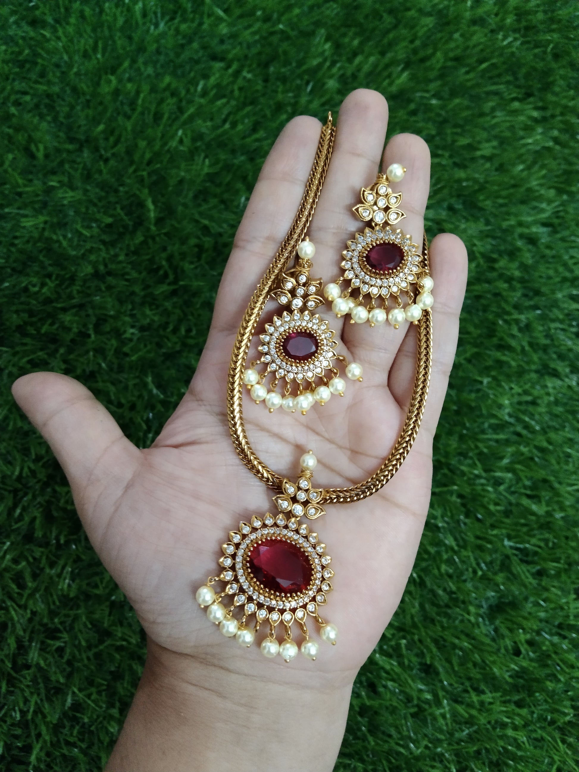 AD Pendant Necklace Set V19