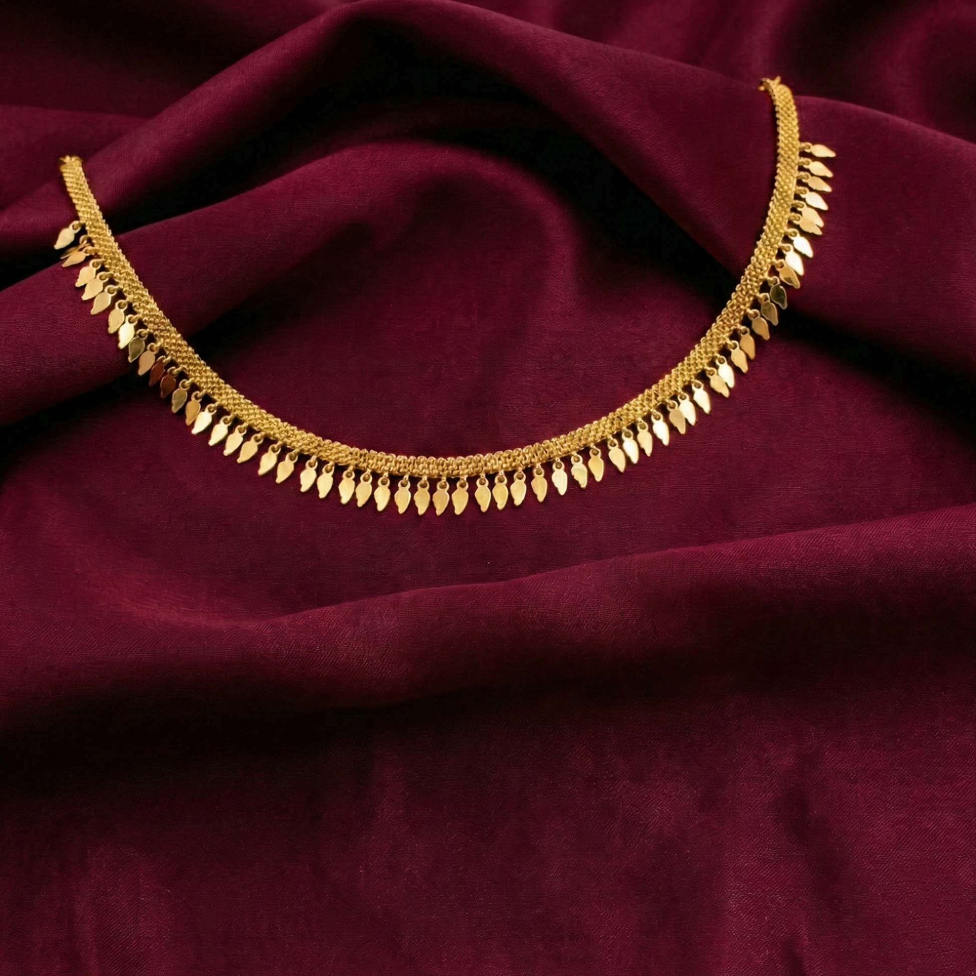 Micro Polish 1 Line Elakathali Necklace