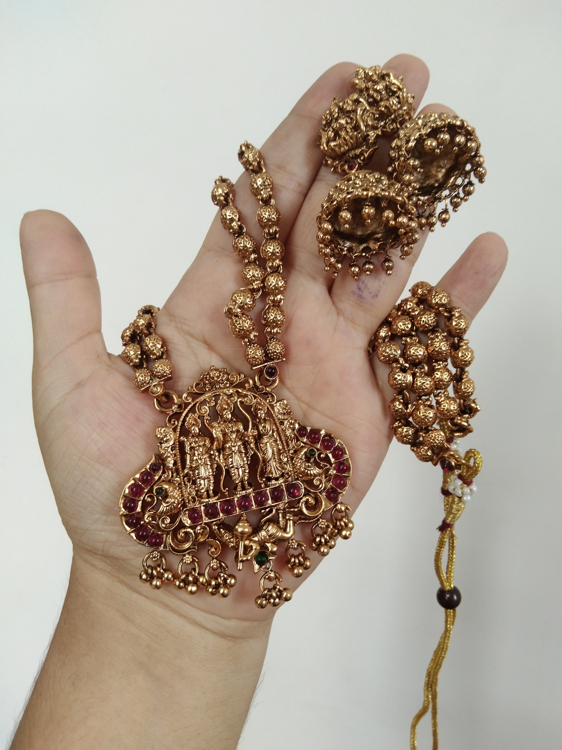 Ram Parivar Long Necklace Set