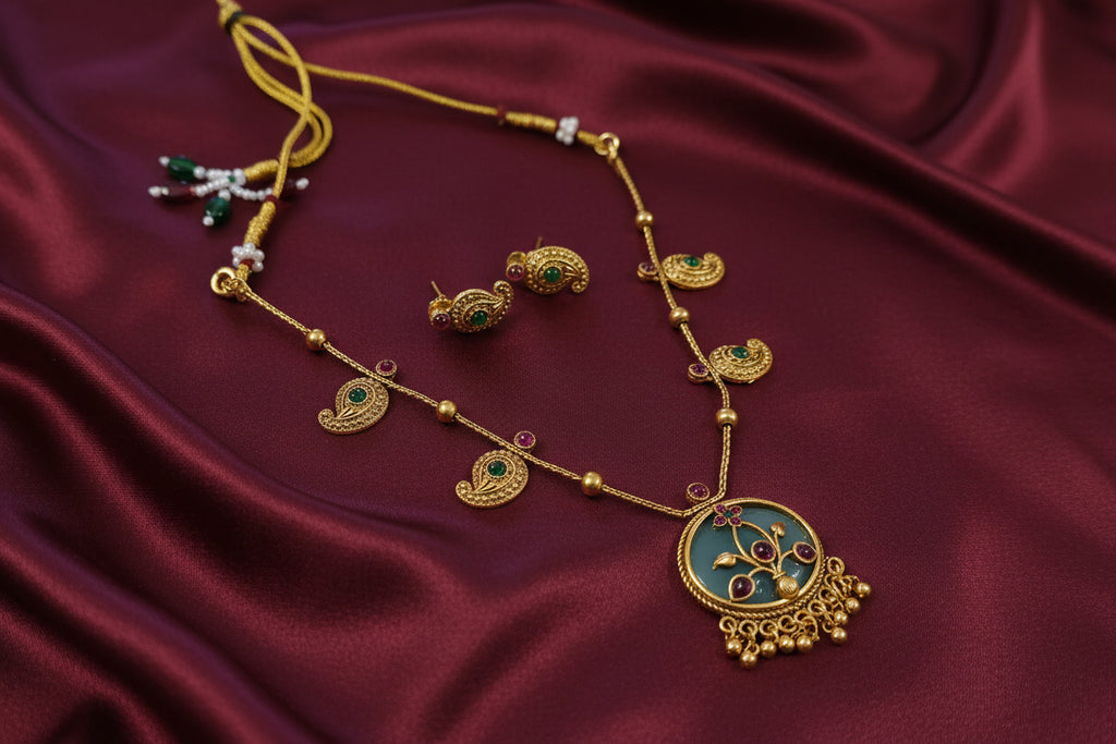 Fusion Enamel Necklace Set