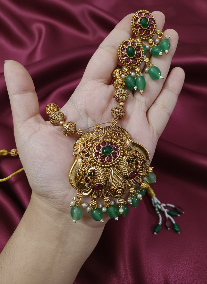 Non idol Mid Long Necklace Set V4