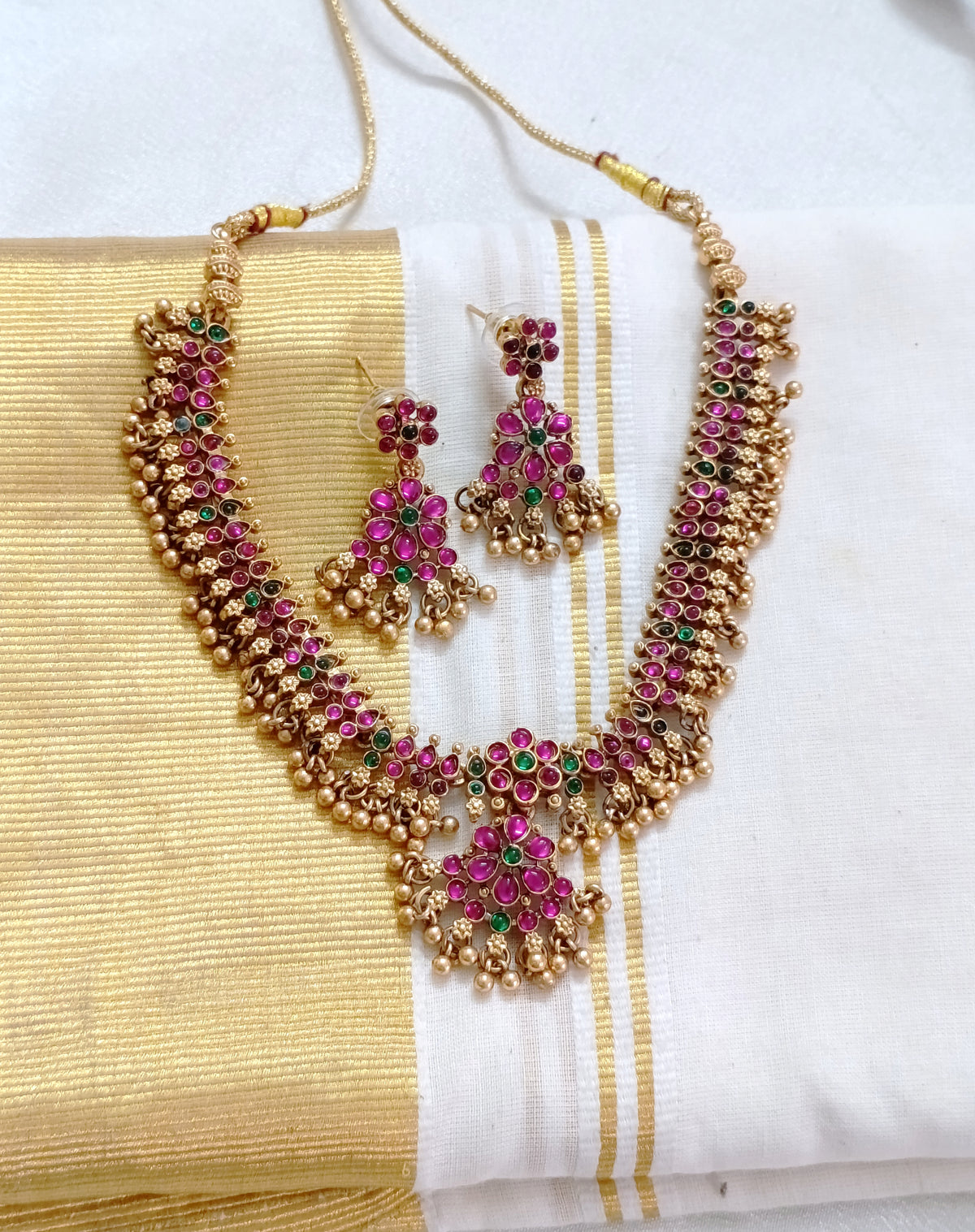 Floral Necklace Set V245