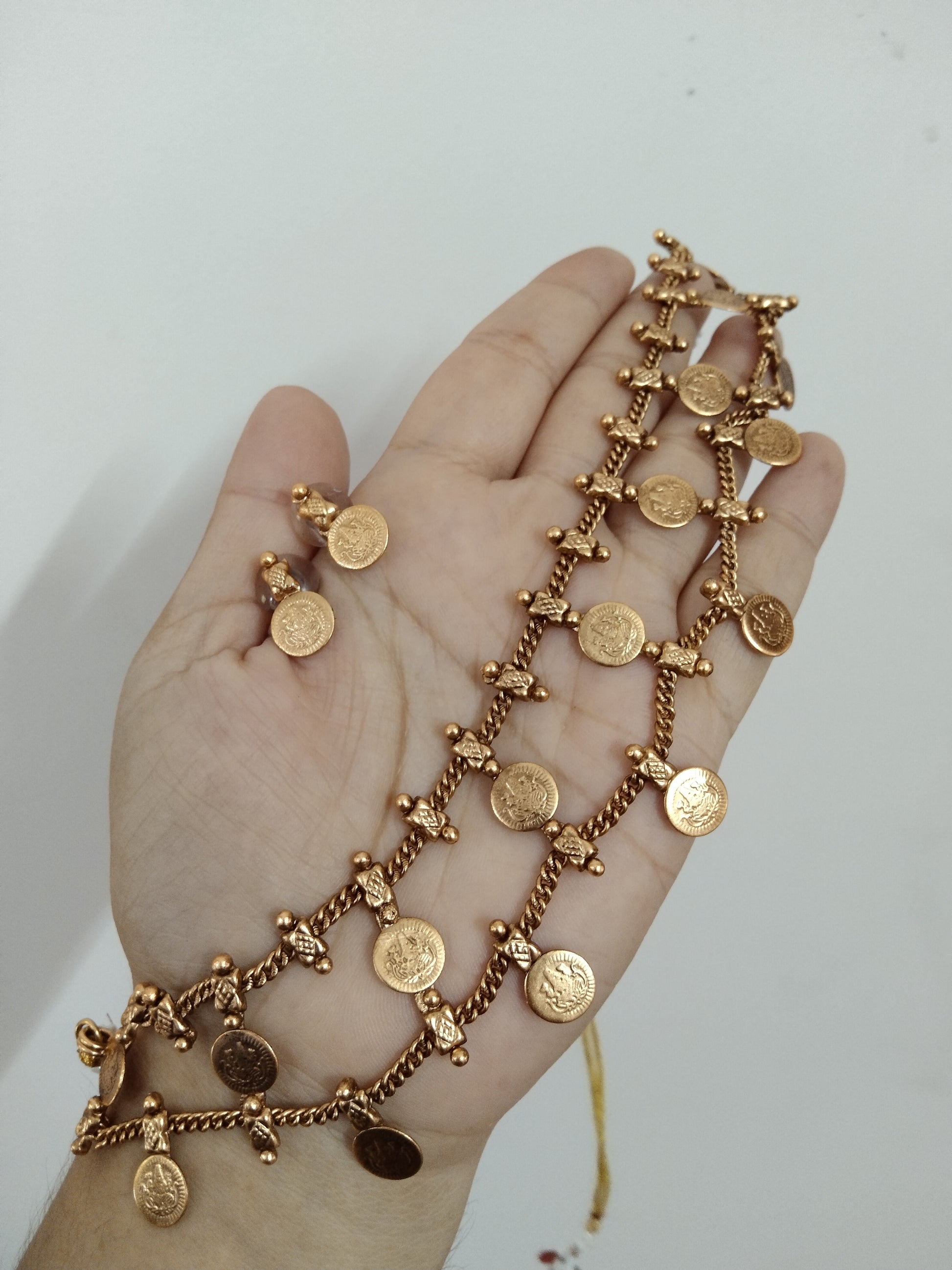Lakshmi Kasu Necklace Set