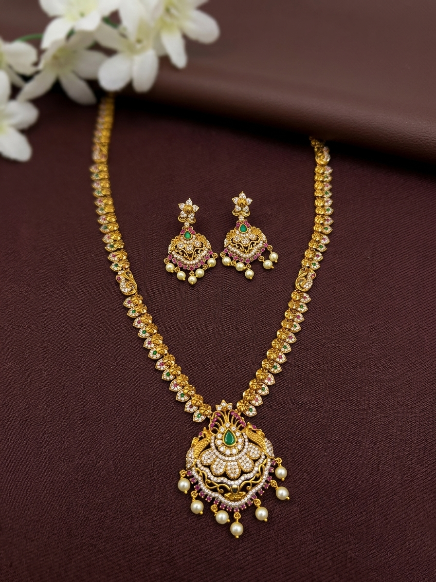 Non Idol AD Long Necklace Set V1