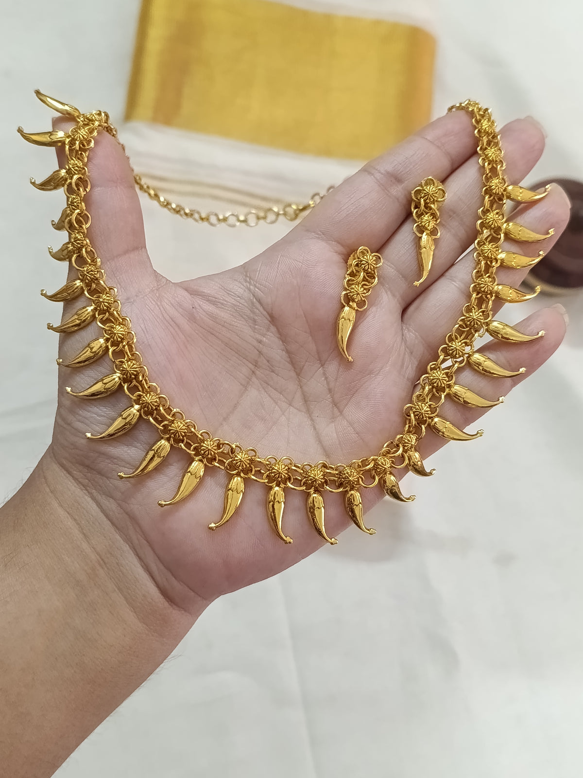 Micro Polish Mango Necklace Set V2