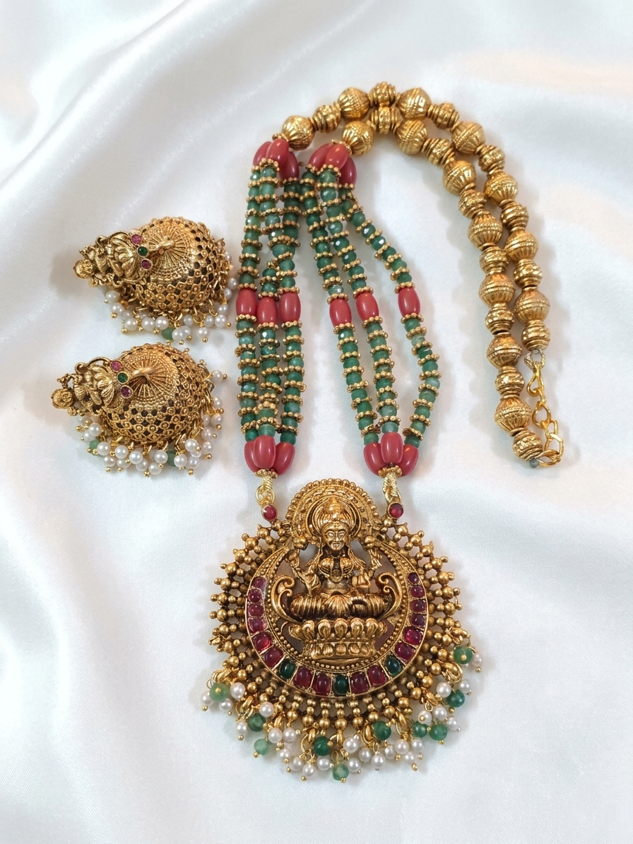 Royal Matangi Mid Long Necklace Set