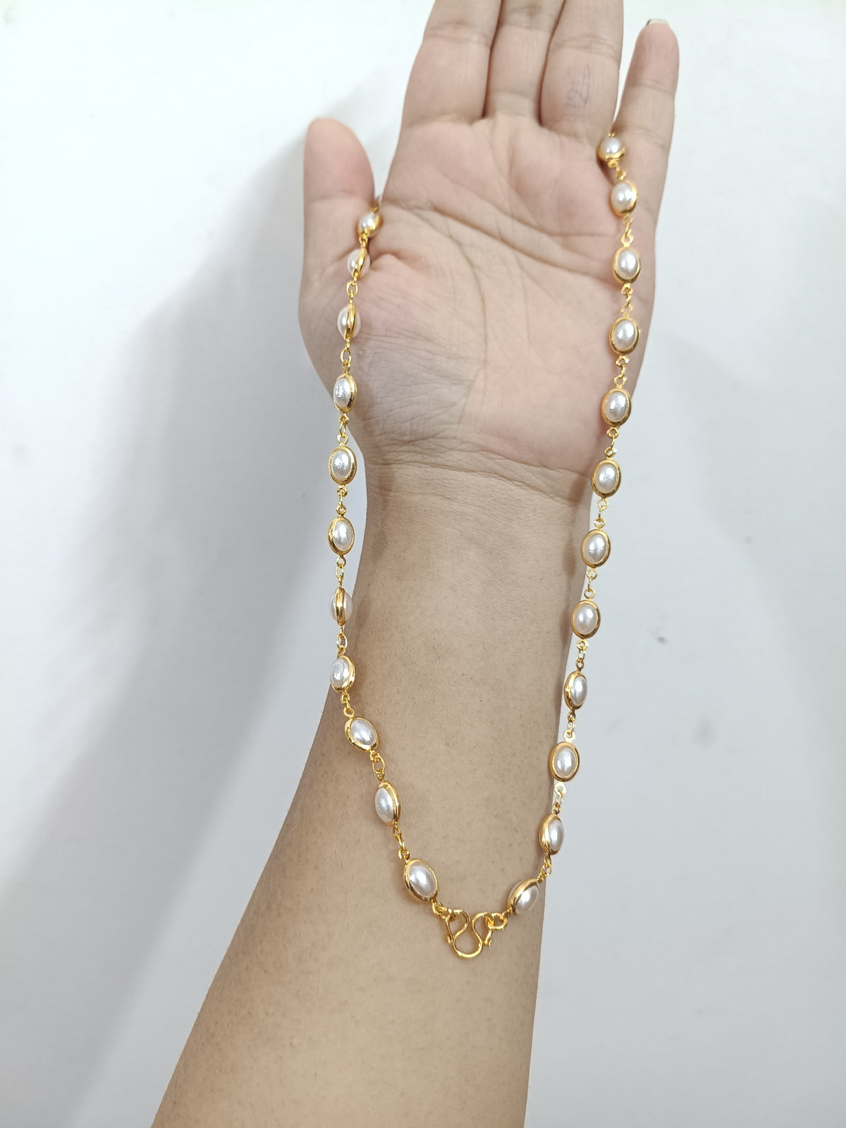 Micro Polish Pearl Chain