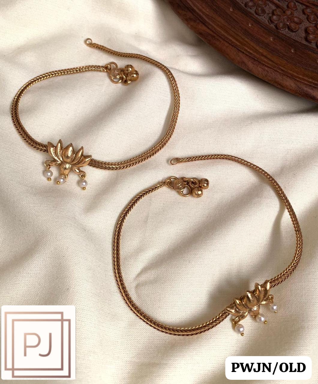 Golden Lotus Anklet