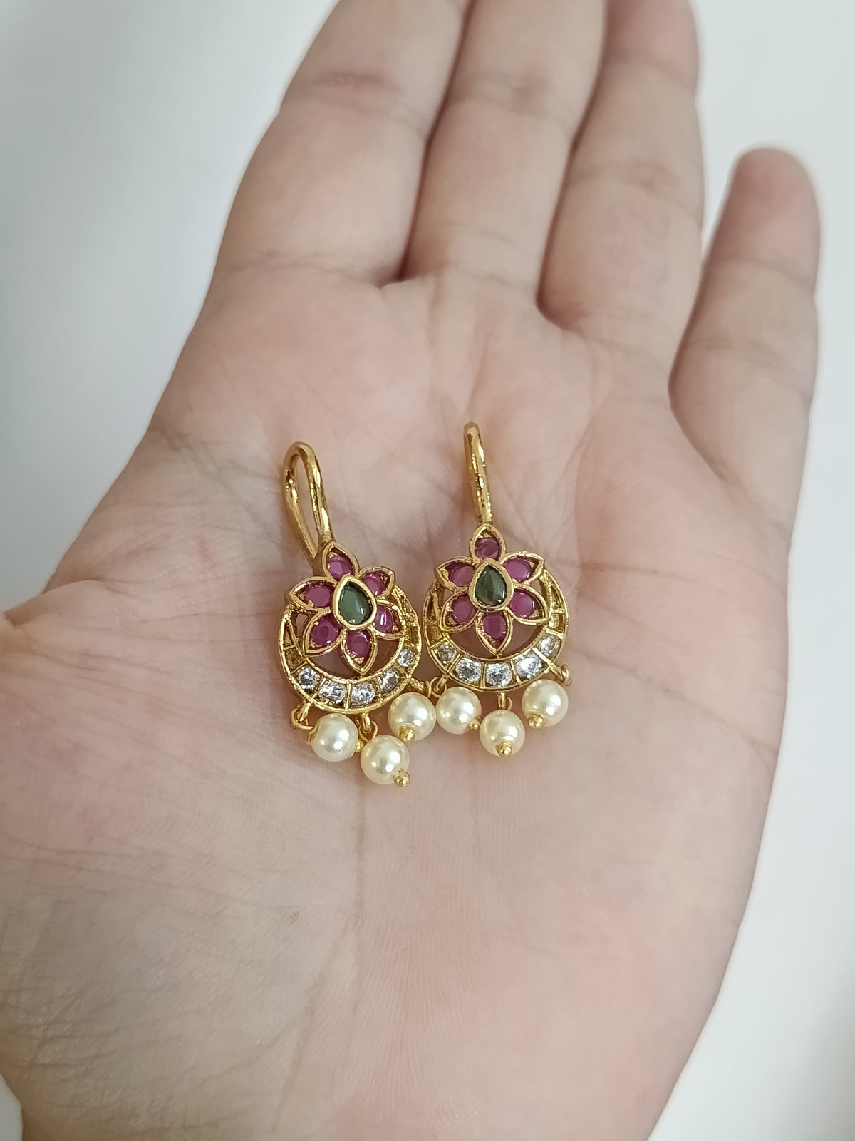 Floral Bugadi Earring V1