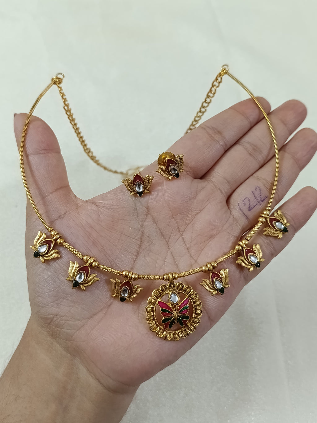 Padmavathi Hasli Necklace Set