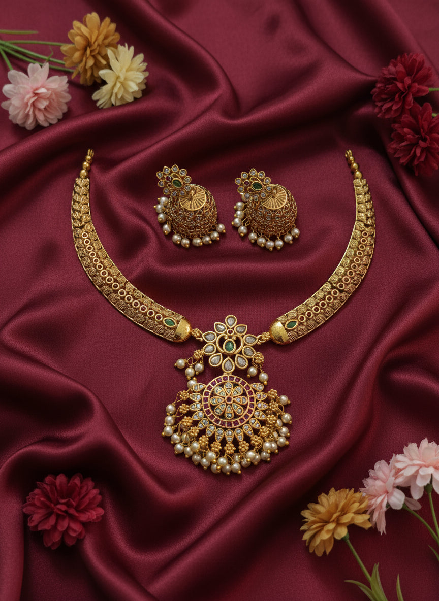 Matte Finish Hasli Necklace 2