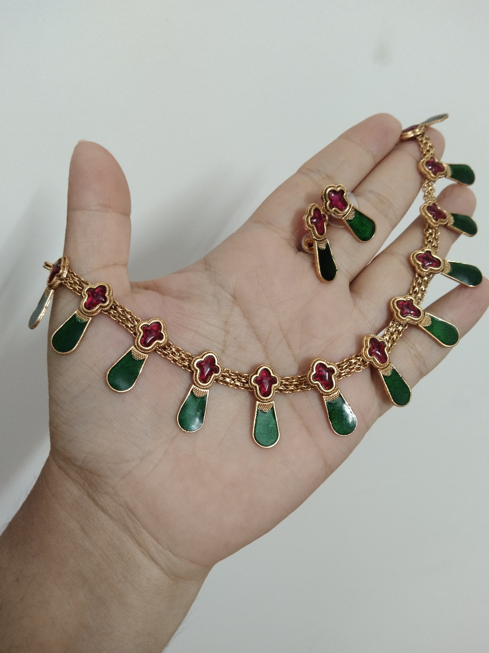 Nagapadam Necklace Set V8