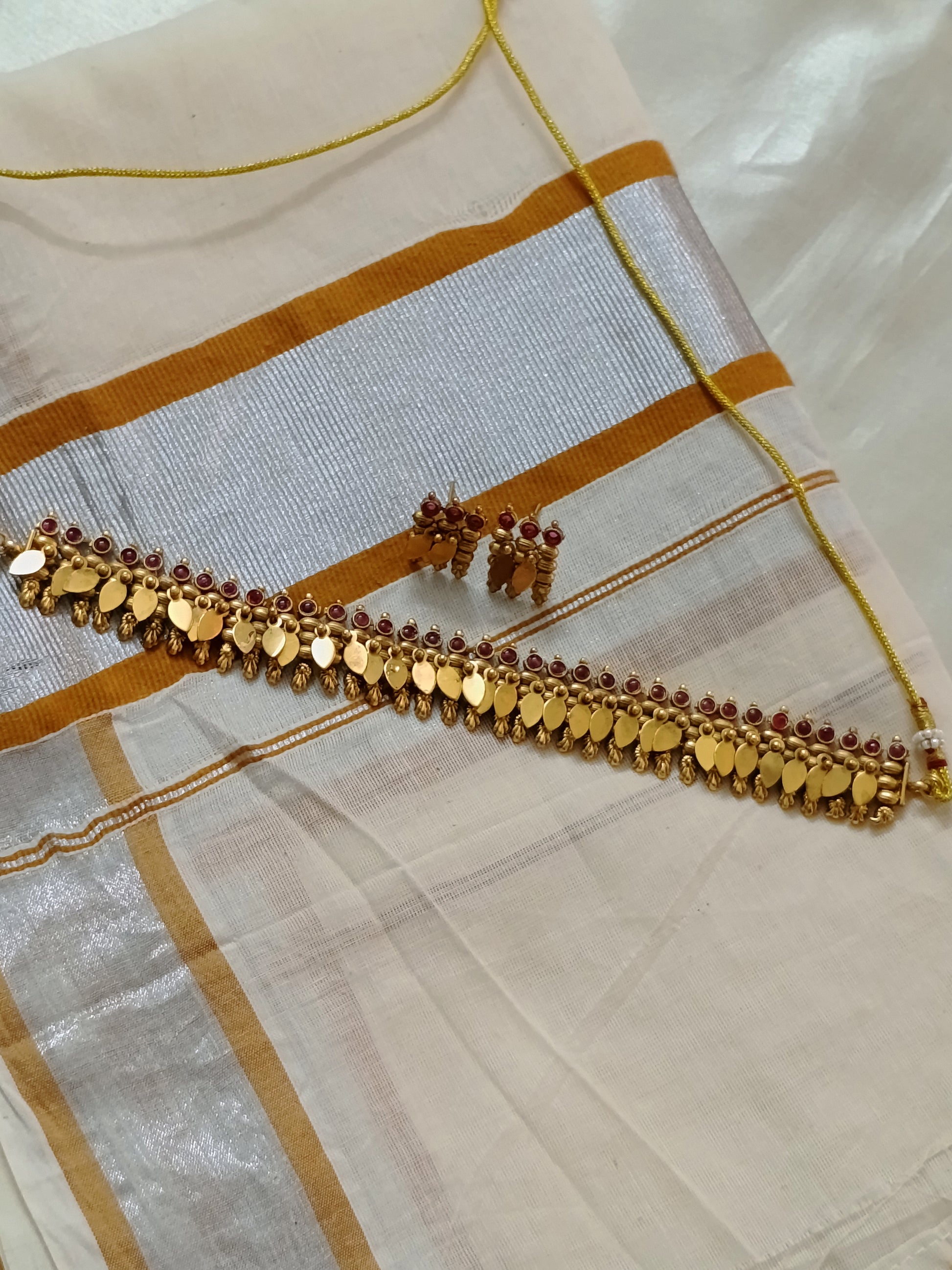 Matte Finish Elakathali Choker Set V28