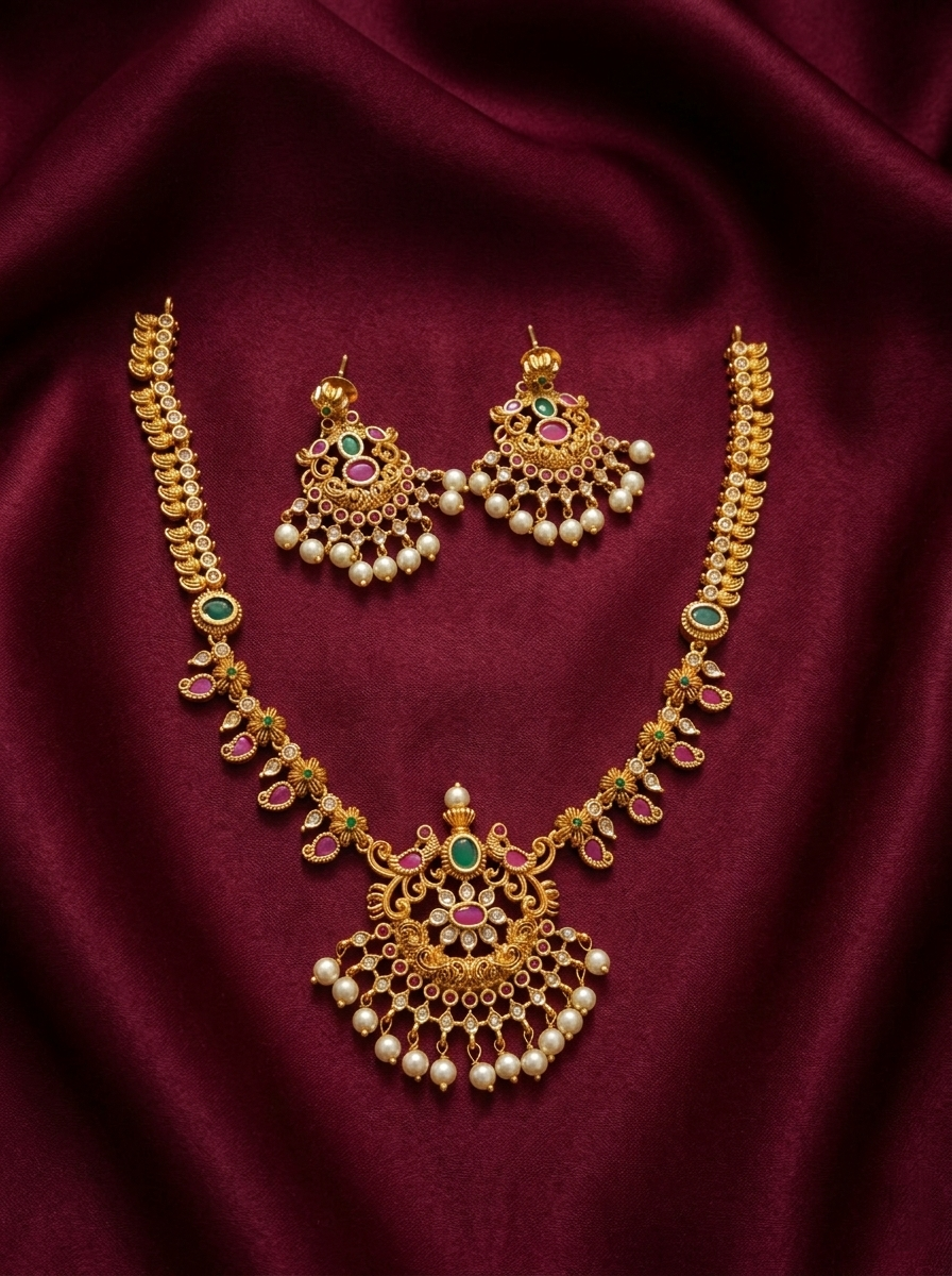Non Idol AD Necklace Set V87