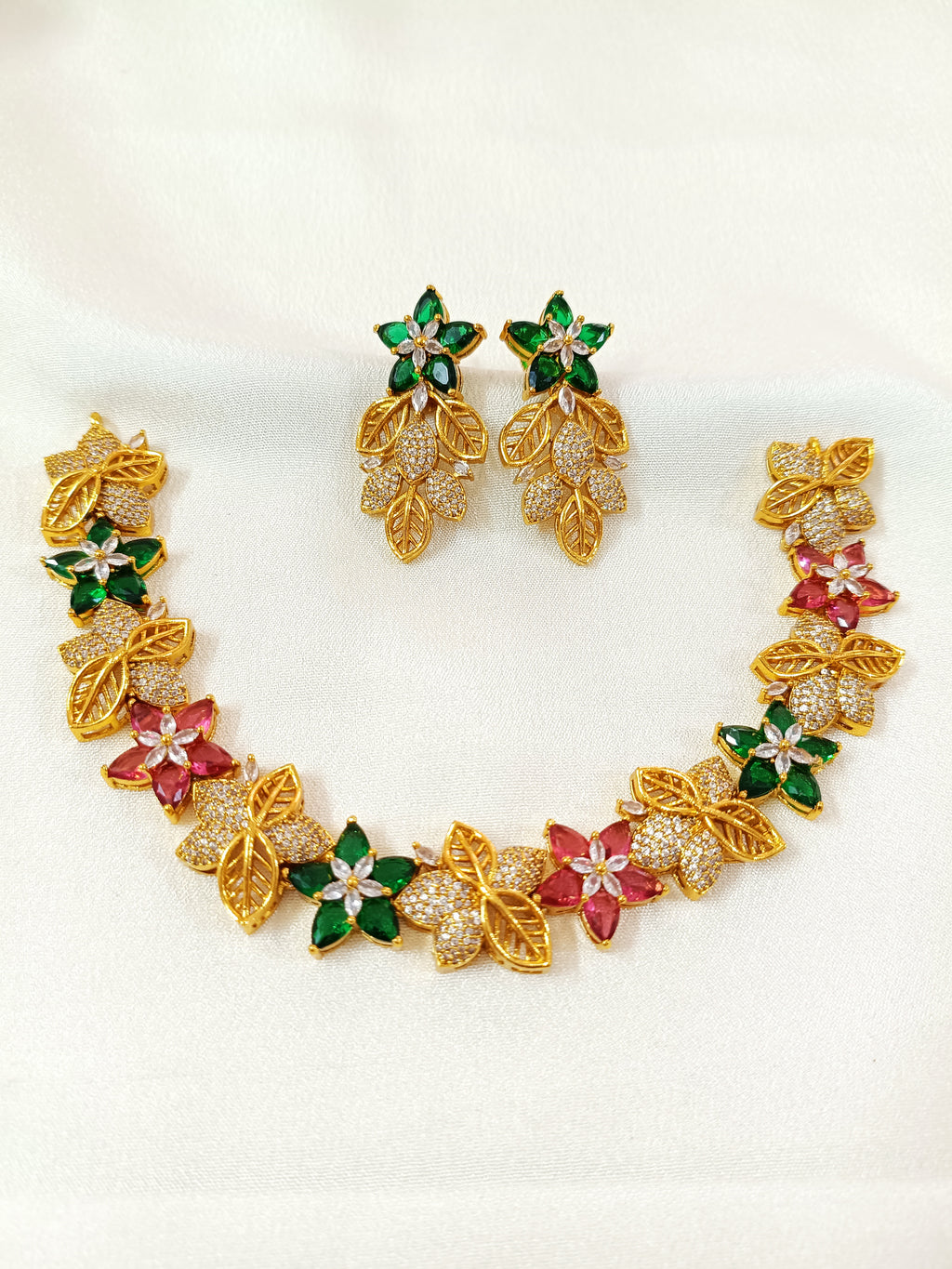 AD Flower Necklace Set V5