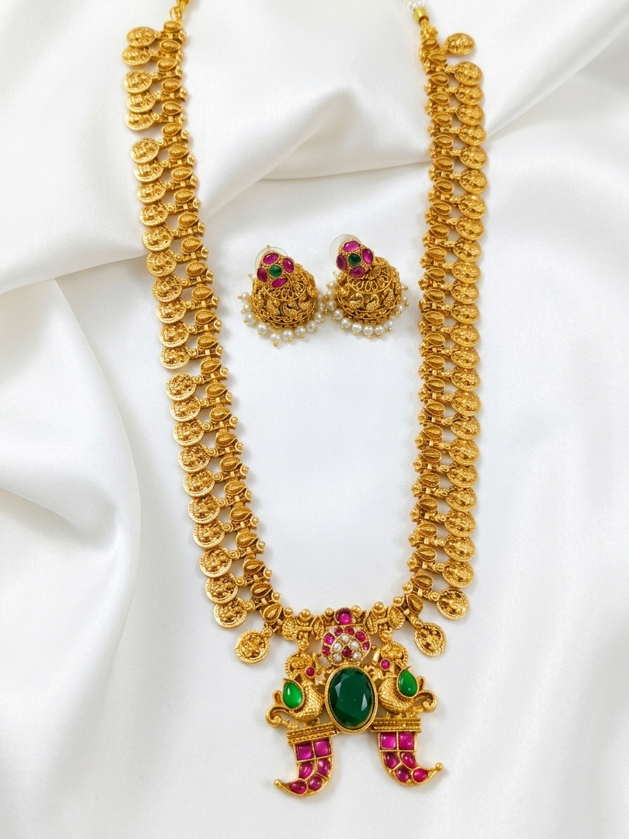 Royal Elegance Long Necklace Set