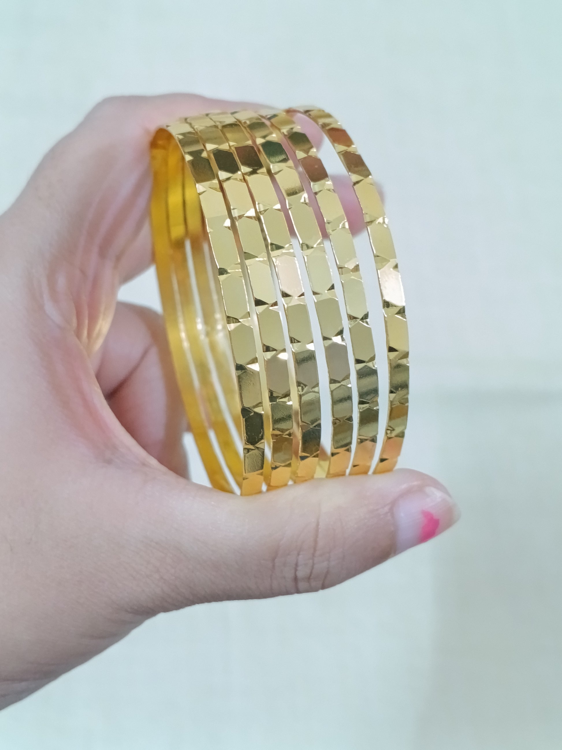 Micro Polish Bangle of 6 V8