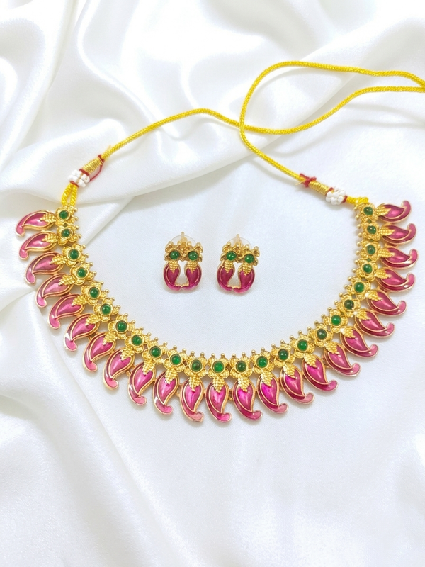 Palakka Mango Necklace Set V3