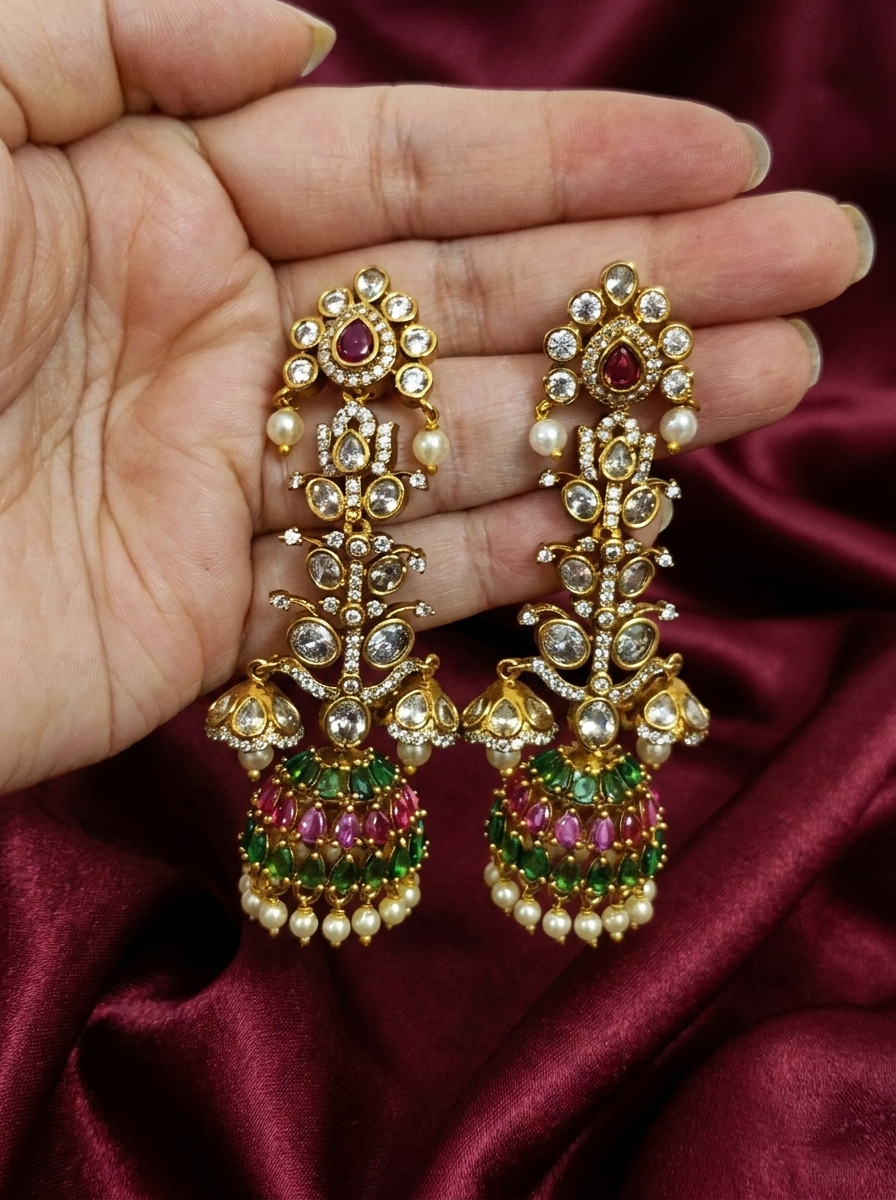 AD Fusion Jhumka Earring