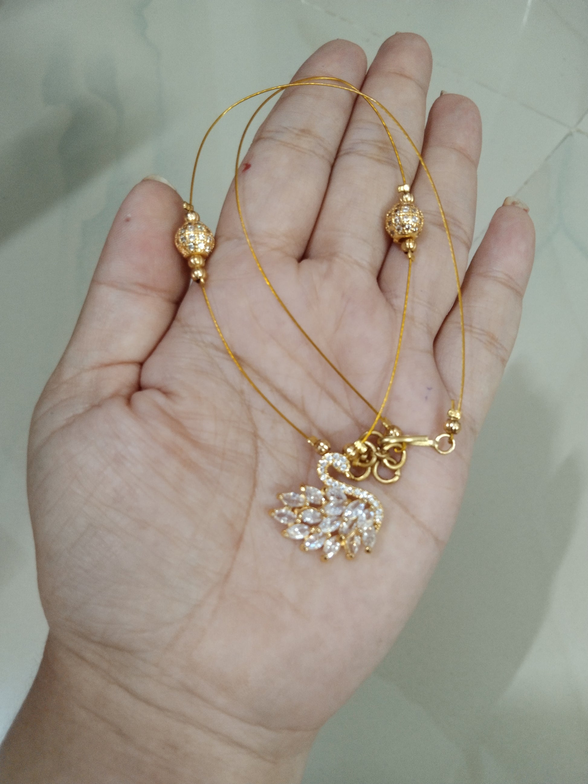 Invisible Duck pendant Chain