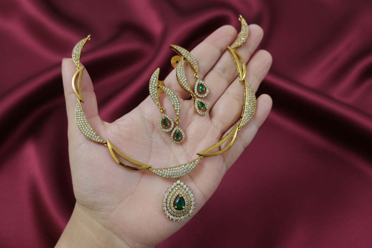 AD Stone Necklace V44