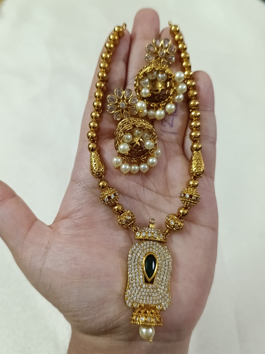 Royal Temple Jewellry Necklace Set