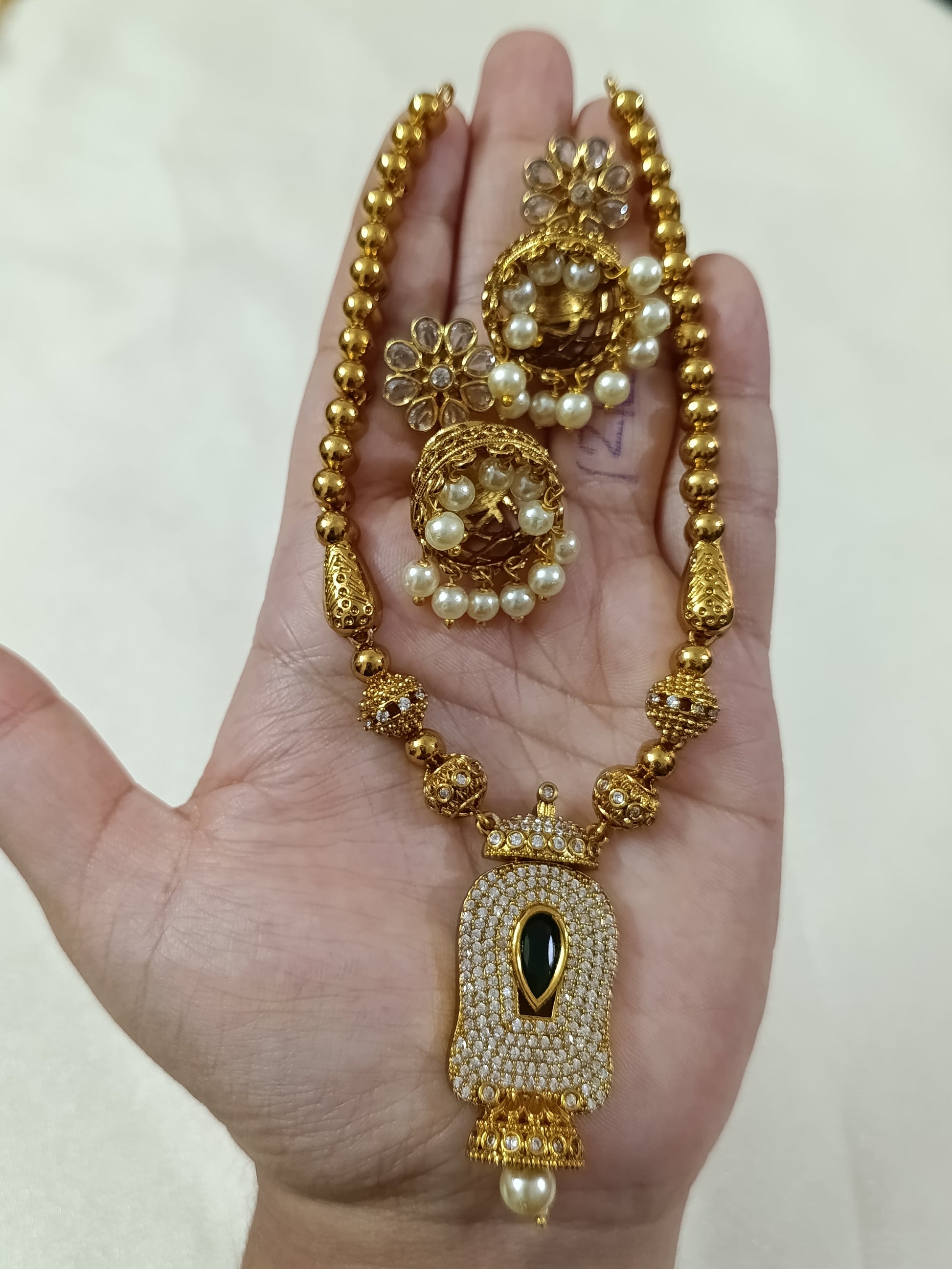 Royal Temple Jewellry Necklace Set
