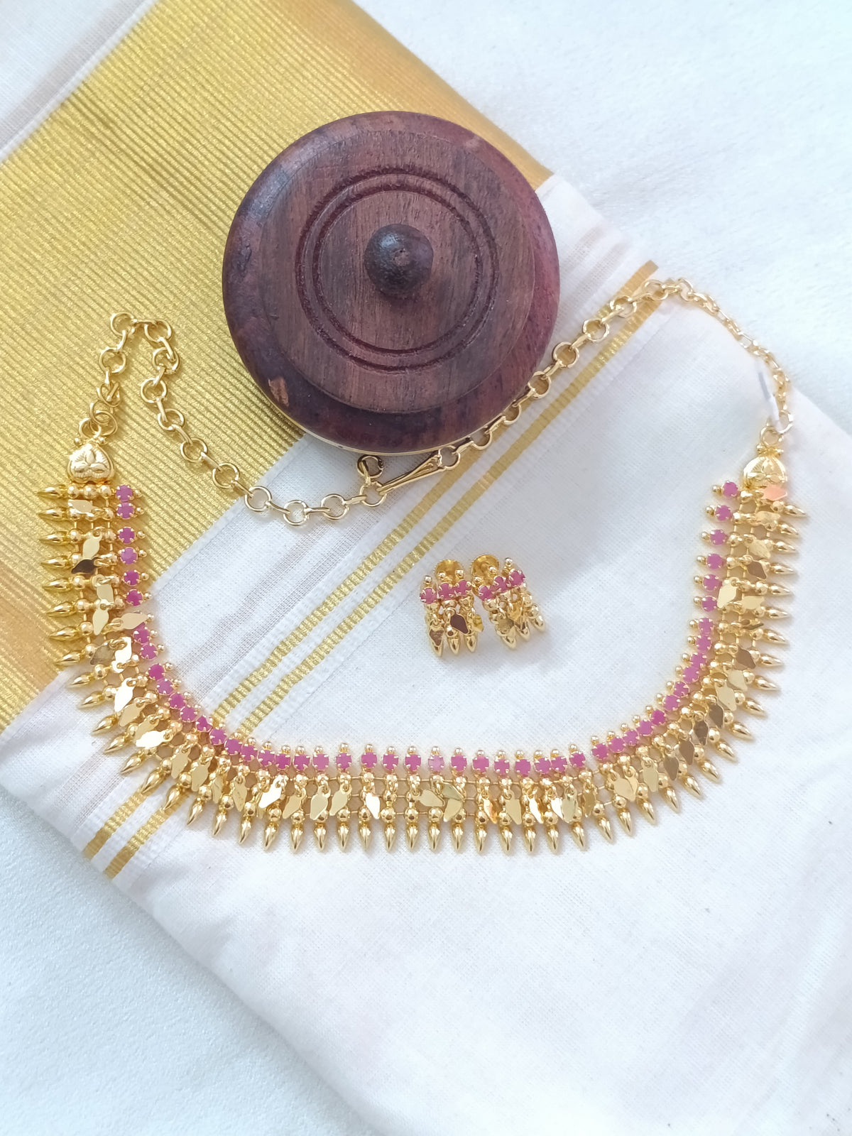 Micro Polish Elakathali Choker Set V24