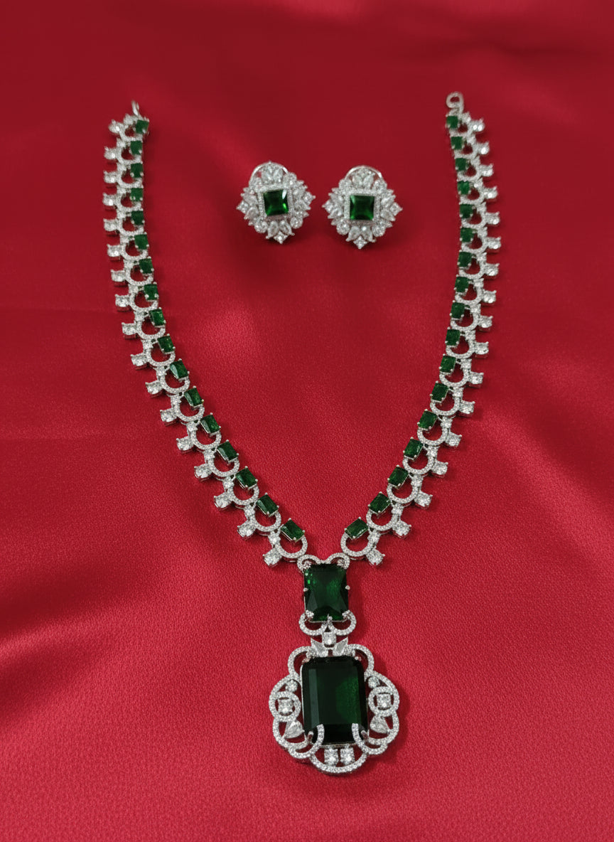Nita Ambani Inspired Long Necklace Set