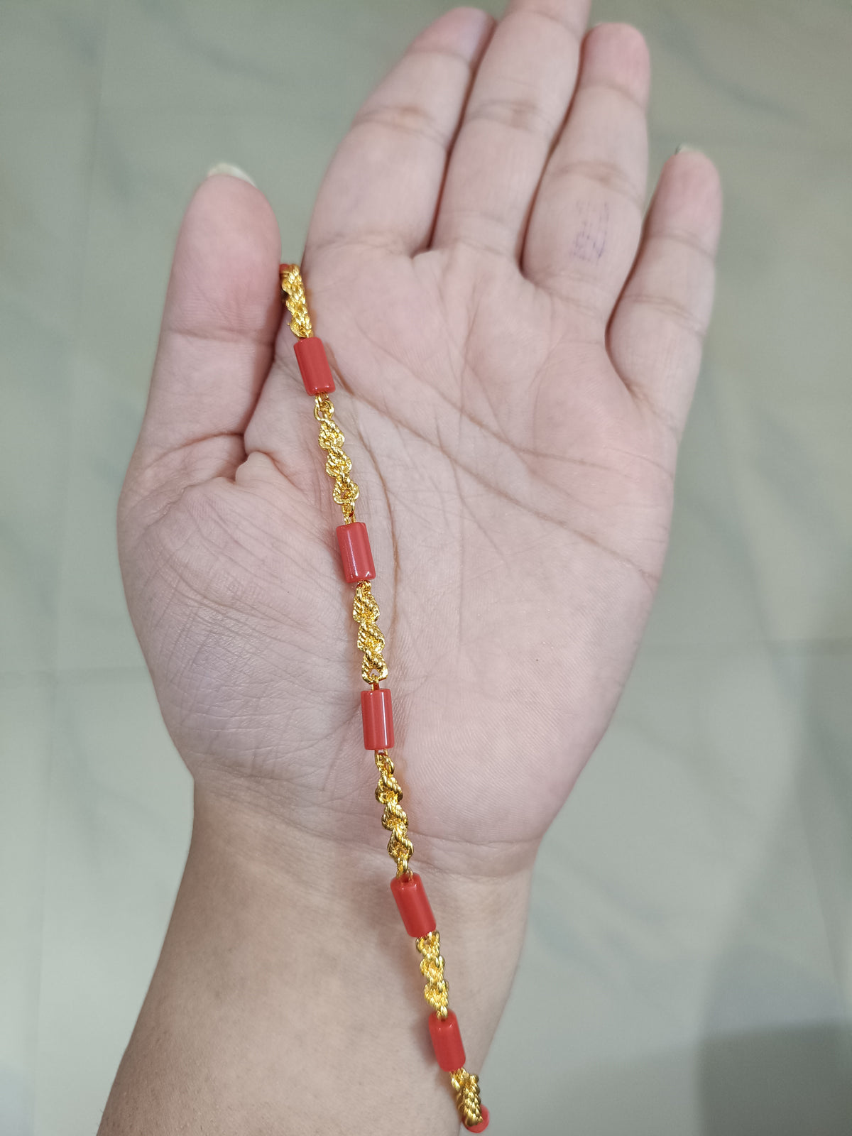 Micro Polish Coral Chain