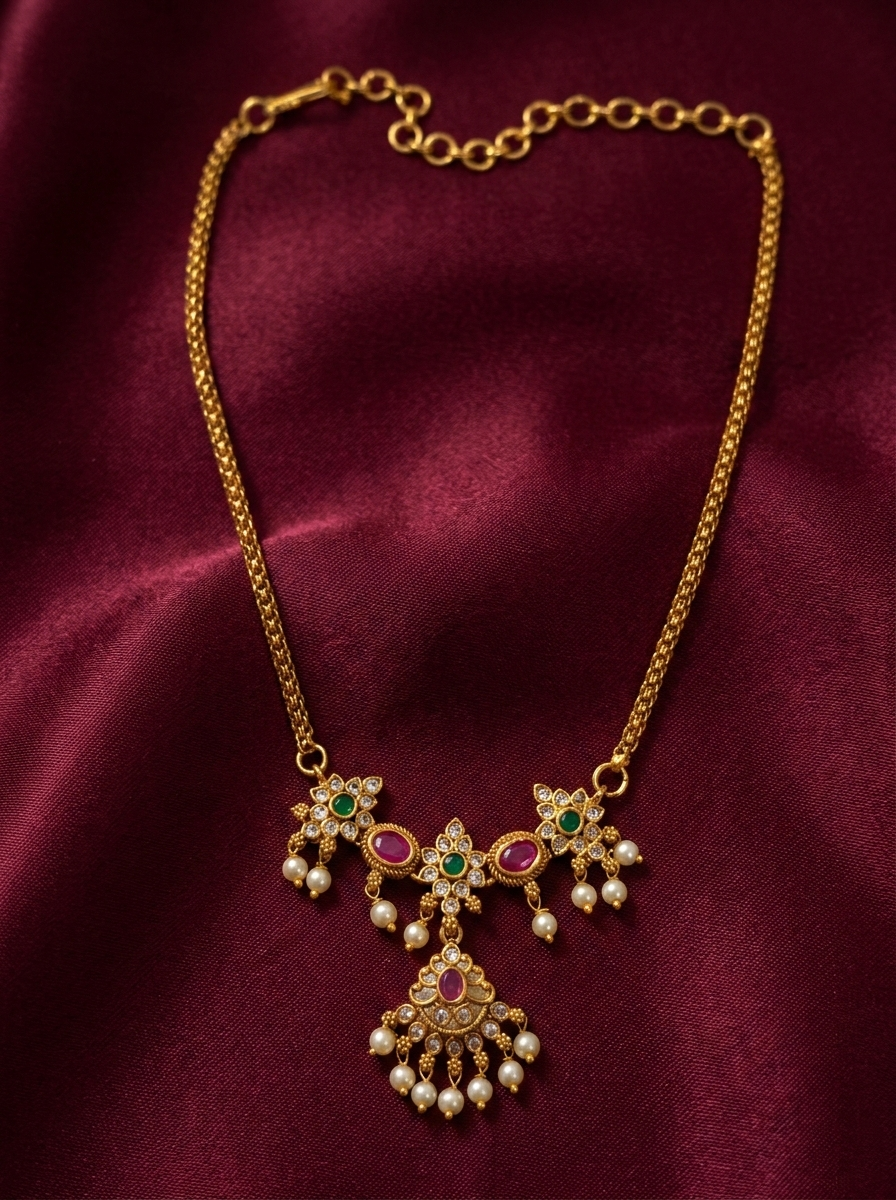 Low Price Pendant Mid Long Necklace