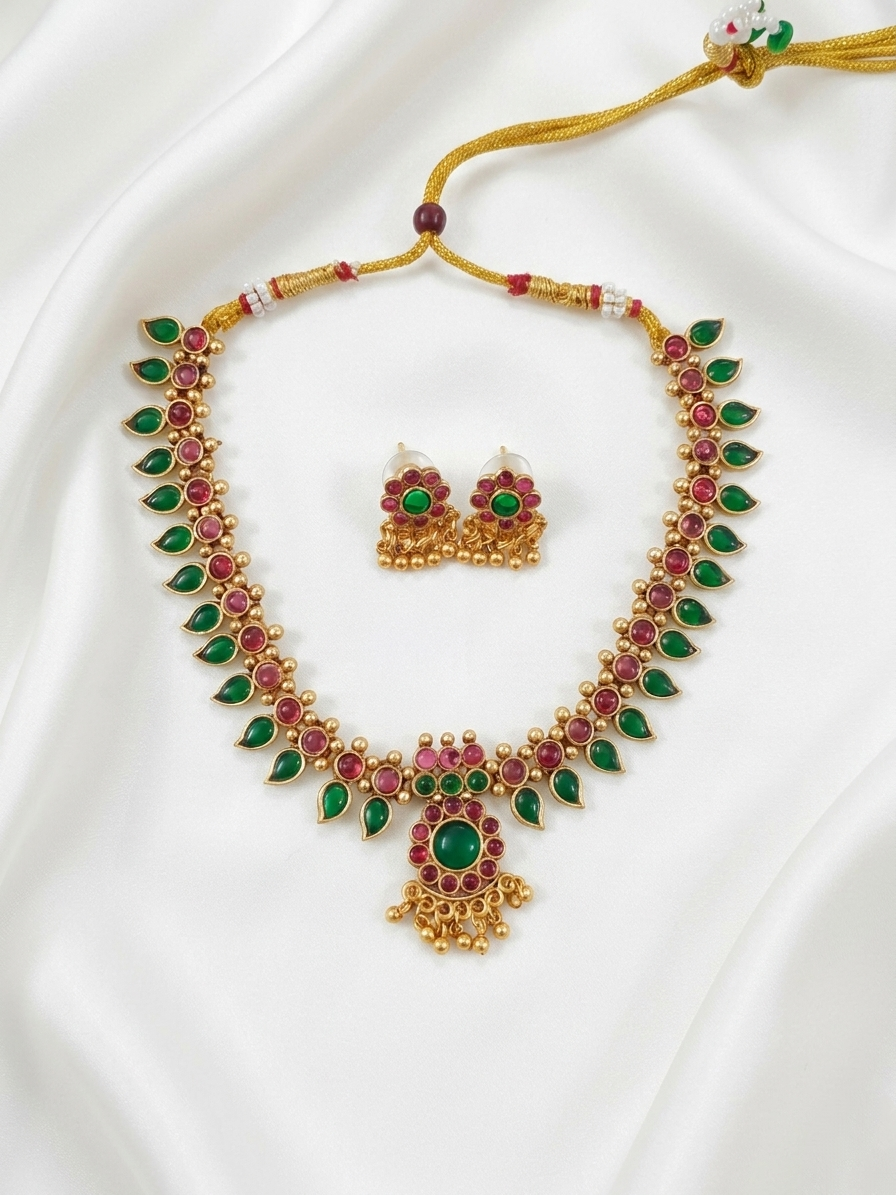 Mullamottu Necklace Set V3