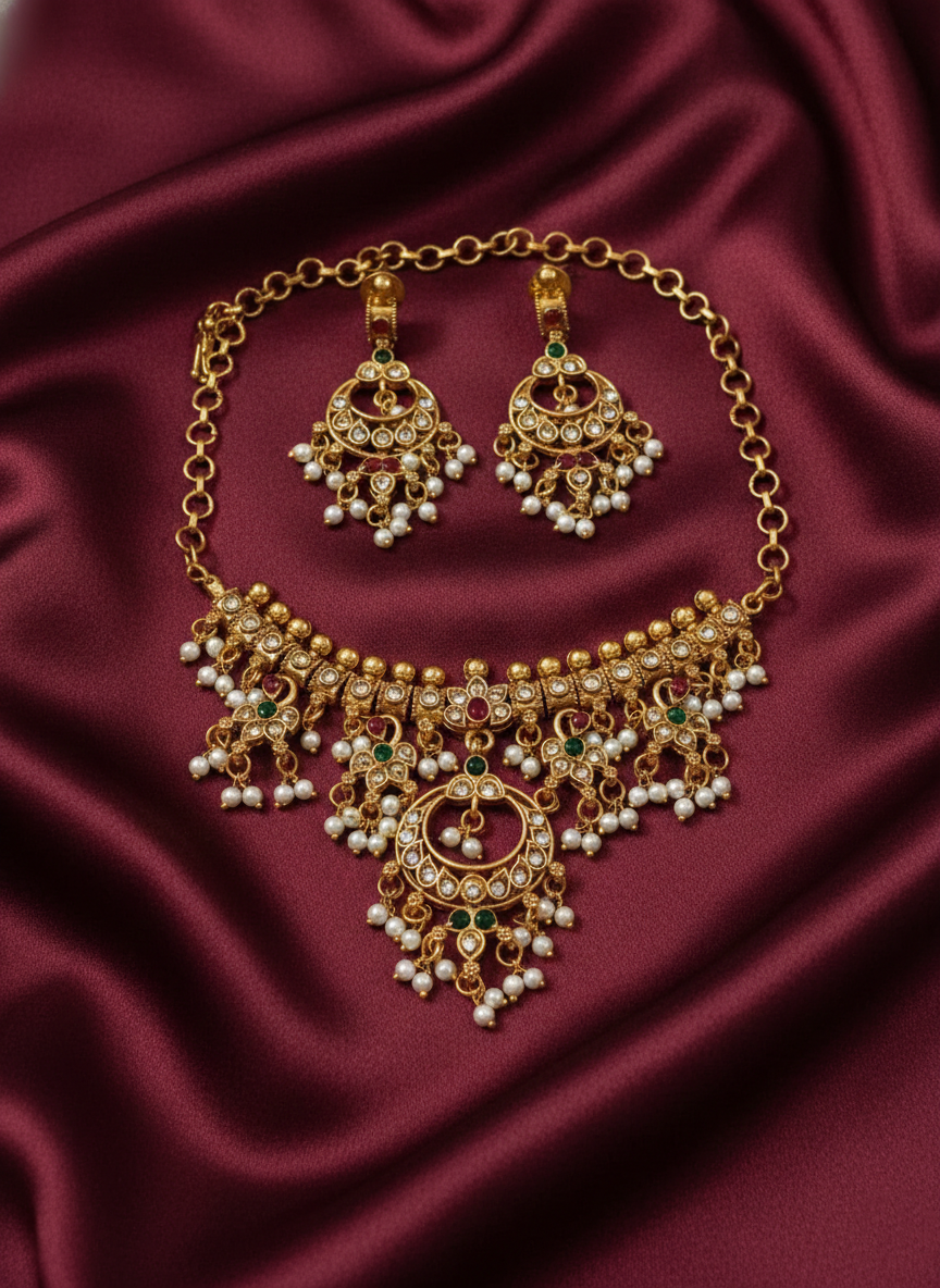 Low Budget Guttapusalu Choker Set V1