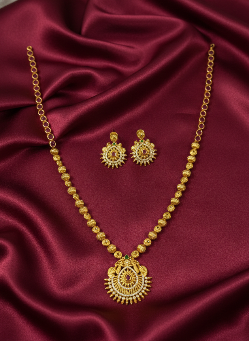 Non Idol AD Long Necklace Set