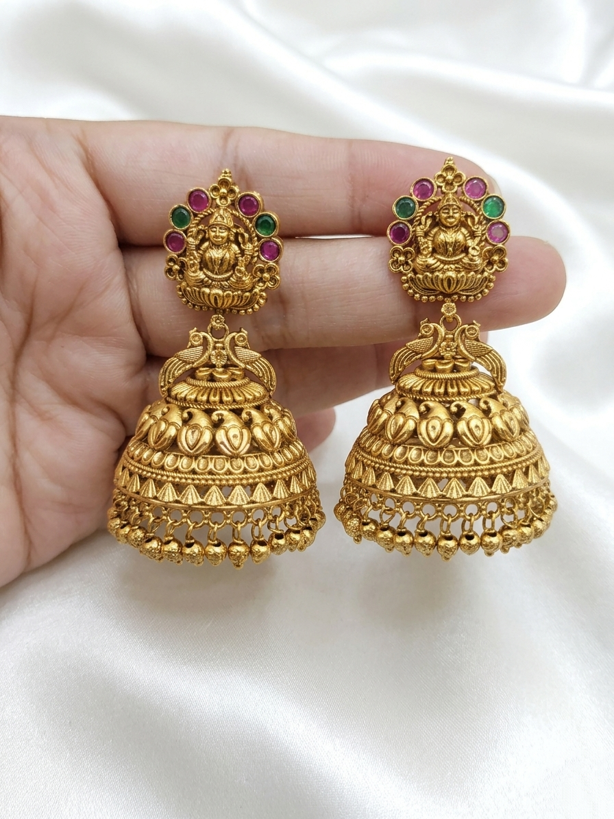 Lakshmi Bridal Jhumka Earring