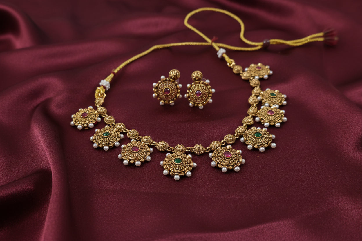 Fusion Coin Necklace Set